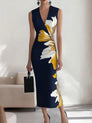 Lily | Une robe mi-longue chic et élégante pour le bureau
