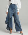 Audrey | Pantalon en jean croisé