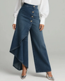 Audrey | Pantalon en jean croisé