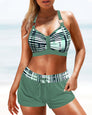 Janette - Bikini taille haute à bords-côtes