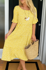 Iris | Robe midi Sable