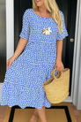 Iris | Robe midi Sable