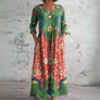 Judith | Robe longue à fleurs vintage