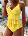 Lia - Maillot de bain Effen aux volants élégants