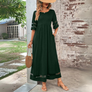 Aubrey | Robe midi flatteuse qui affine la silhouette