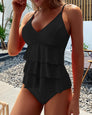 Lia - Maillot de bain Effen aux volants élégants