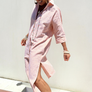 Noa | Robe midi ample à rayures