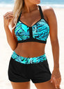 Janette - Bikini taille haute à bords-côtes