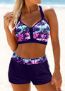 Janette - Bikini taille haute à bords-côtes