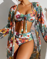 Glenda - Bikini à jupe à fleurs